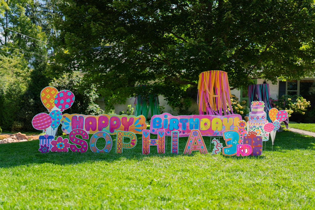 Happy Birthday - Rainbow