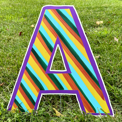 Personalized Alphabet - Stripes & Polka Dots