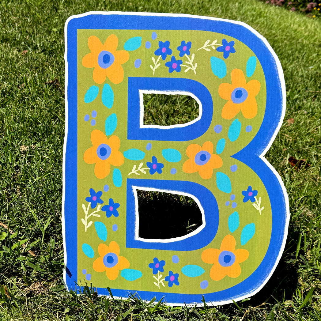 Personalized Alphabet - Floral