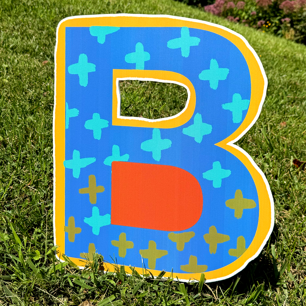 Personalized Alphabet - Stripes & Polka Dots