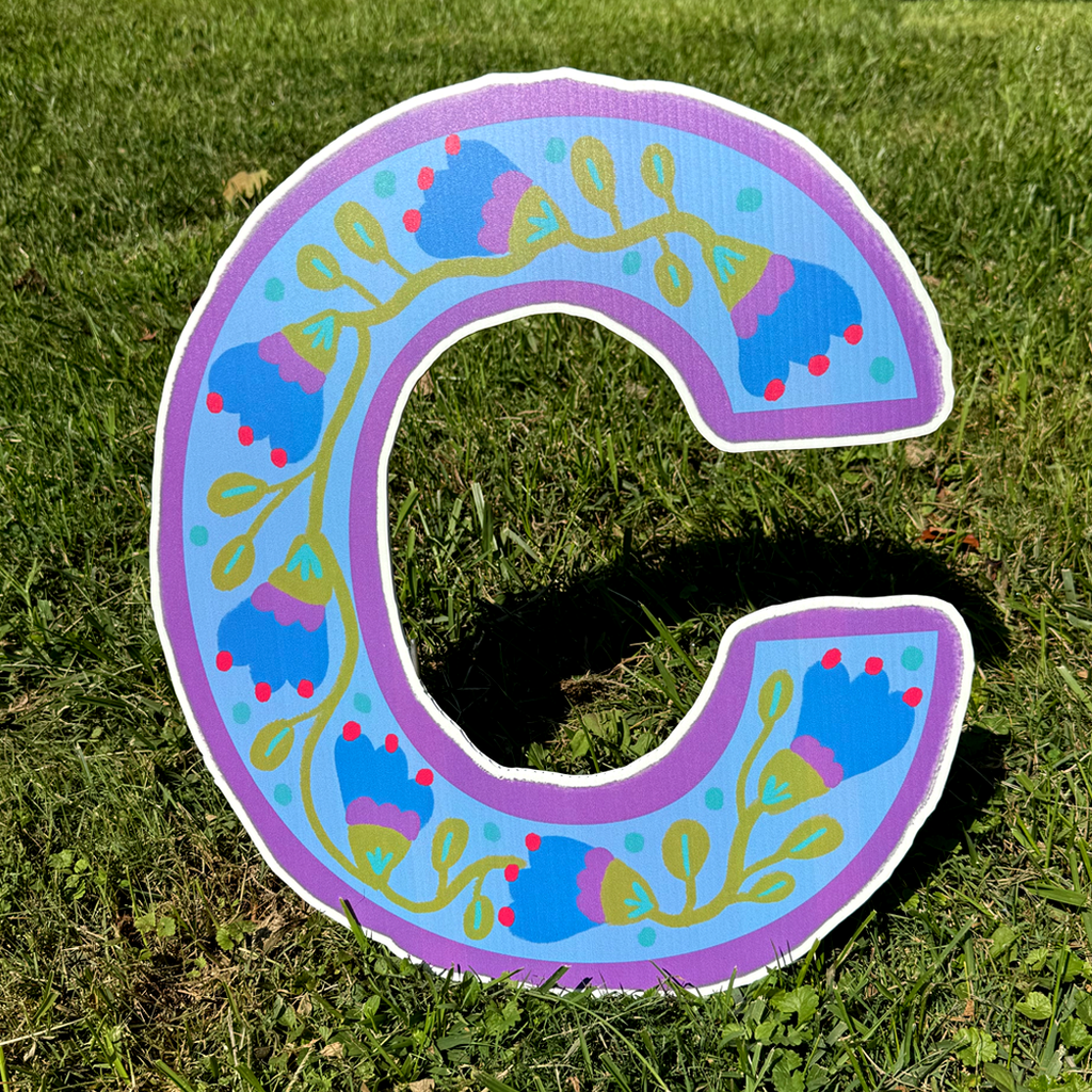 Personalized Alphabet - Floral