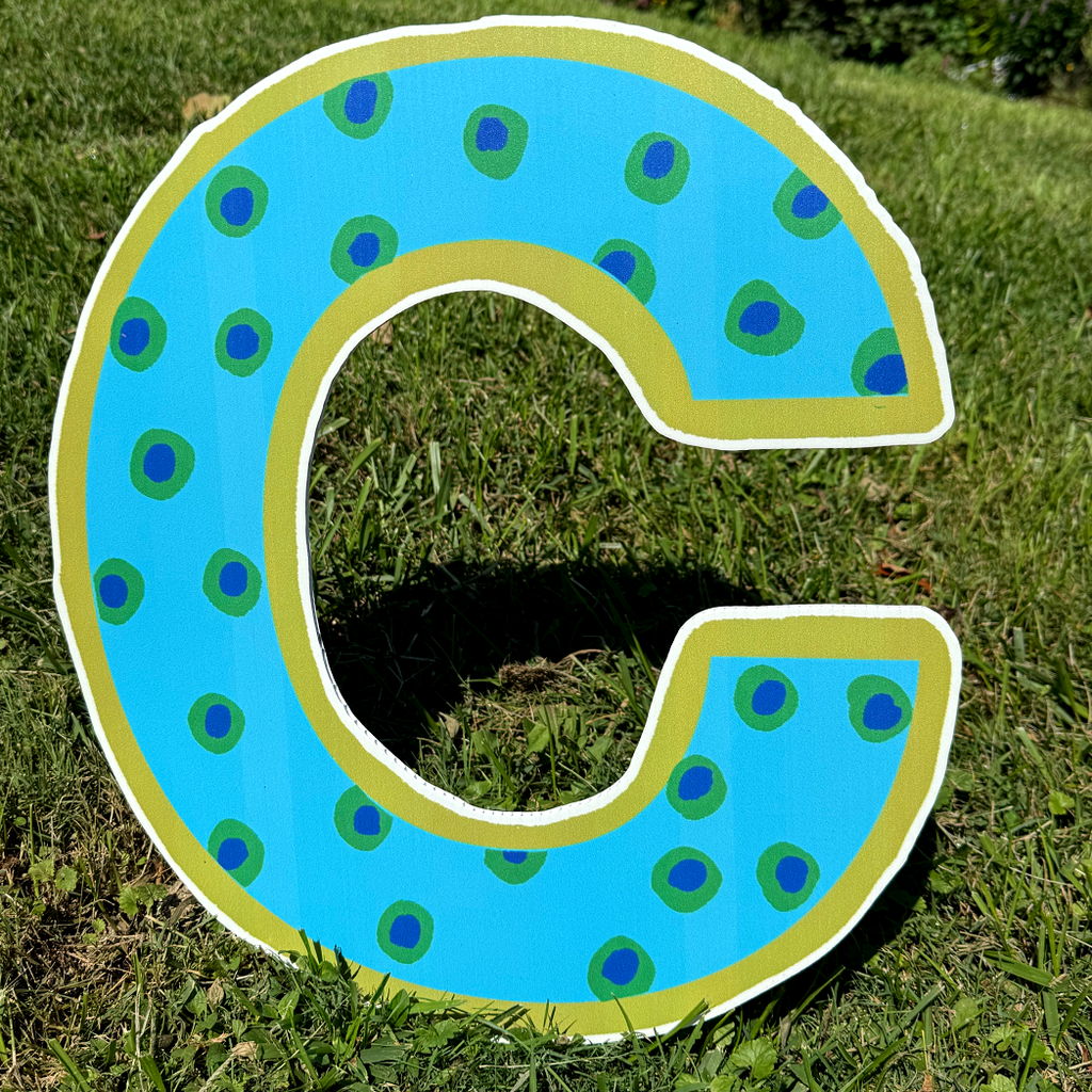 Personalized Alphabet - Stripes & Polka Dots