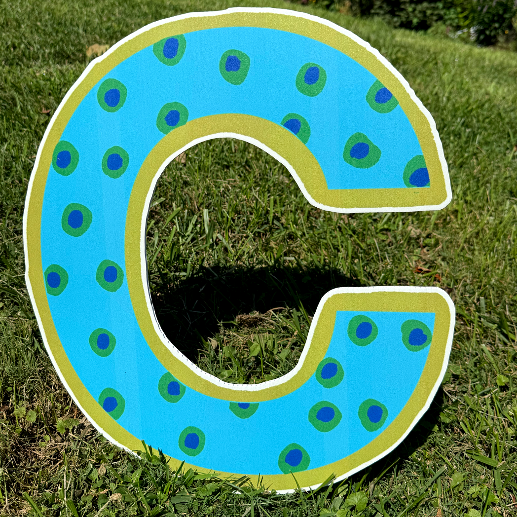 Personalized Alphabet - Stripes & Polka Dots