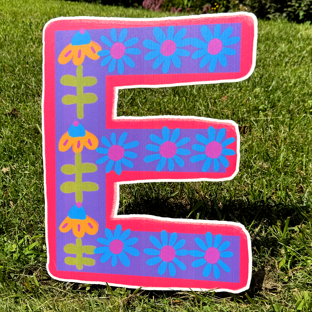 Personalized Alphabet - Floral
