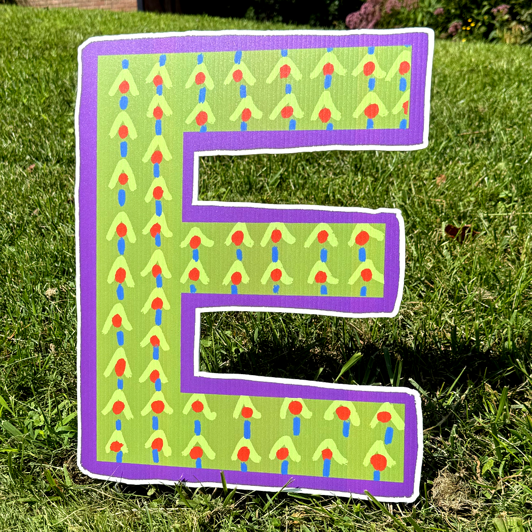 Personalized Alphabet - Stripes & Polka Dots