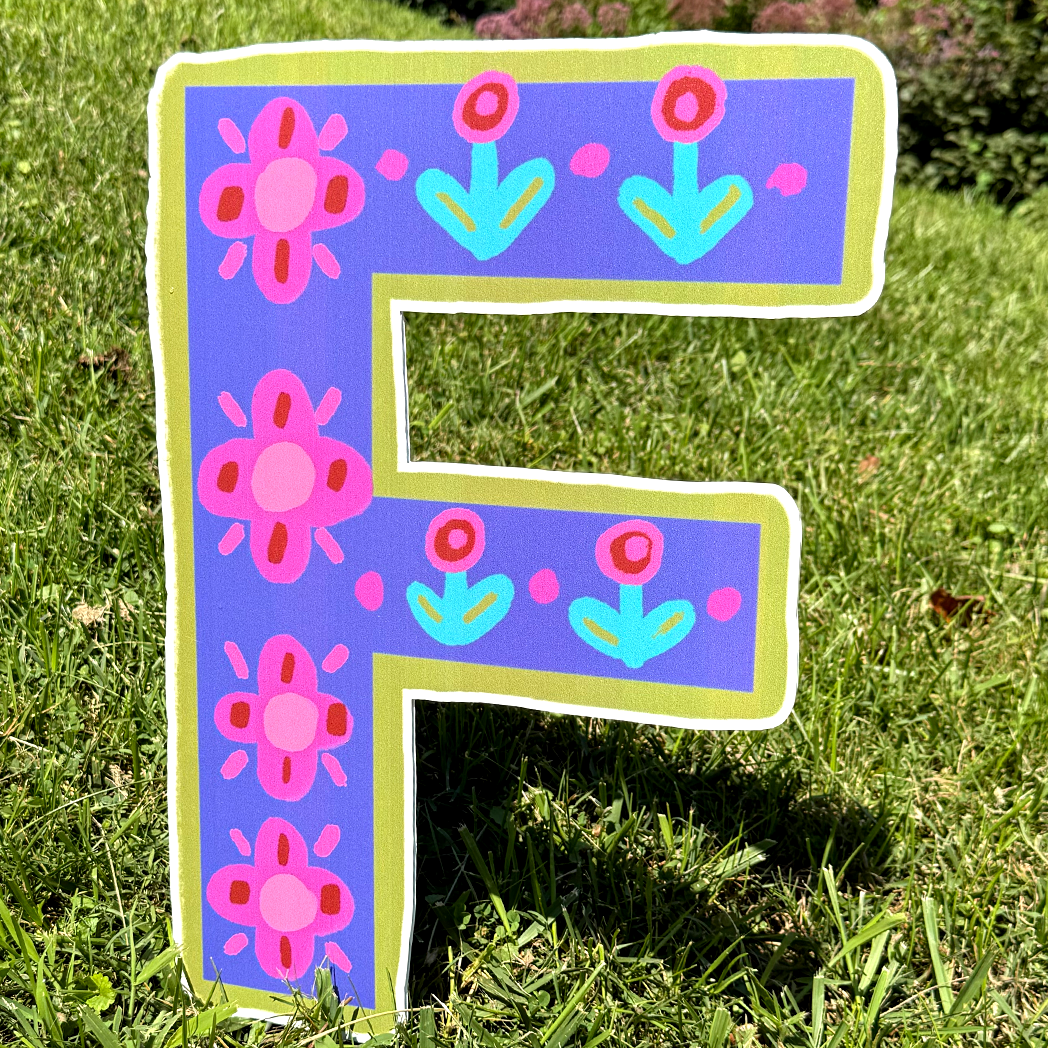 Personalized Alphabet - Floral
