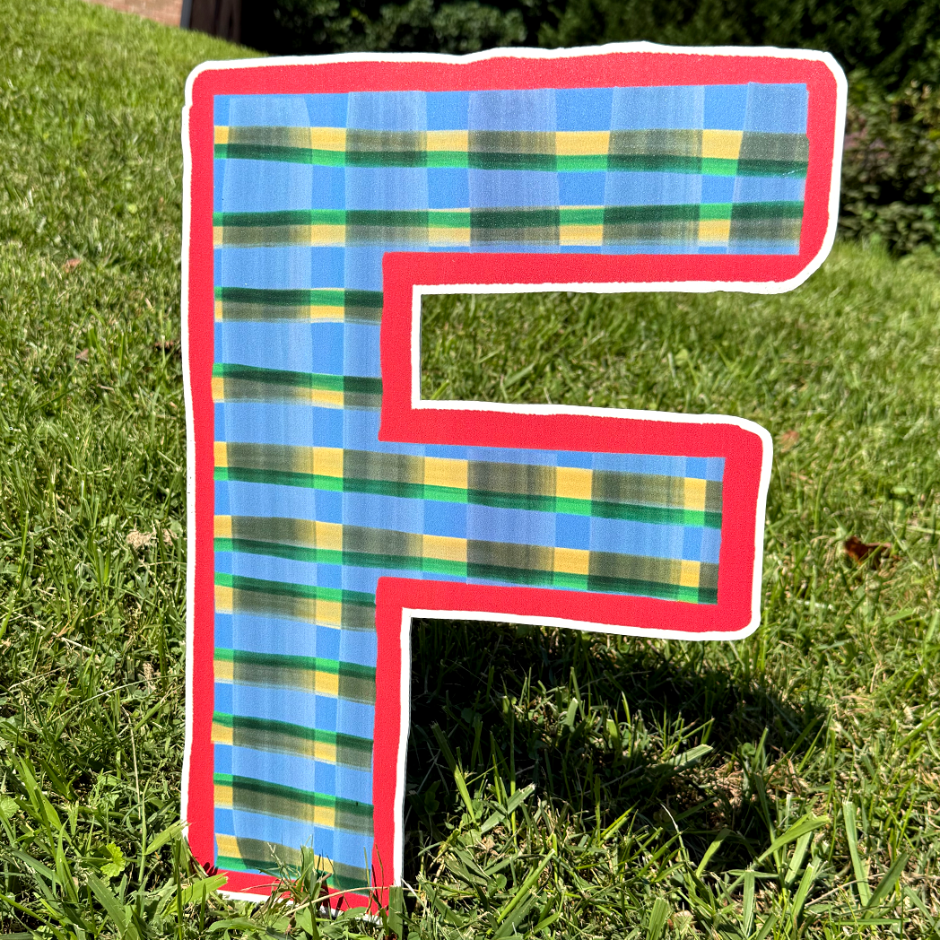 Personalized Alphabet - Stripes & Polka Dots