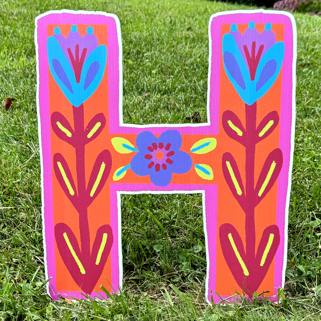 Personalized Alphabet - Floral