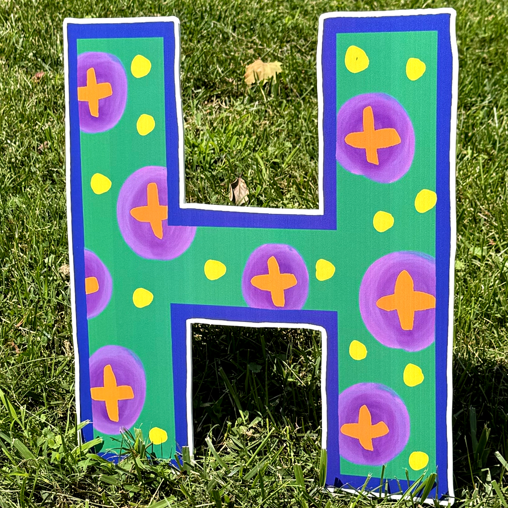 Personalized Alphabet - Stripes & Polka Dots