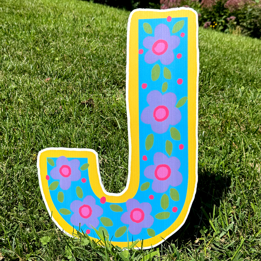 Personalized Alphabet - Floral