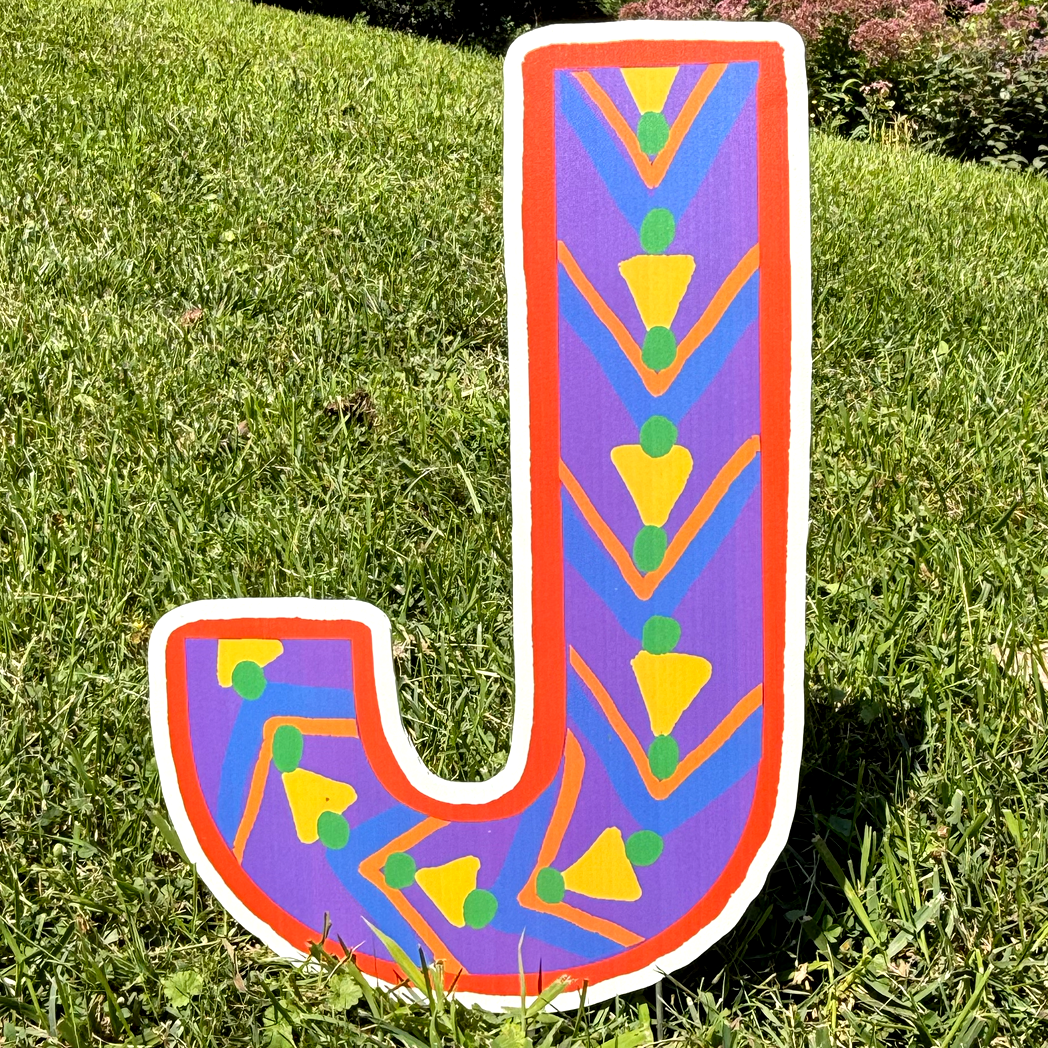 Personalized Alphabet - Stripes & Polka Dots