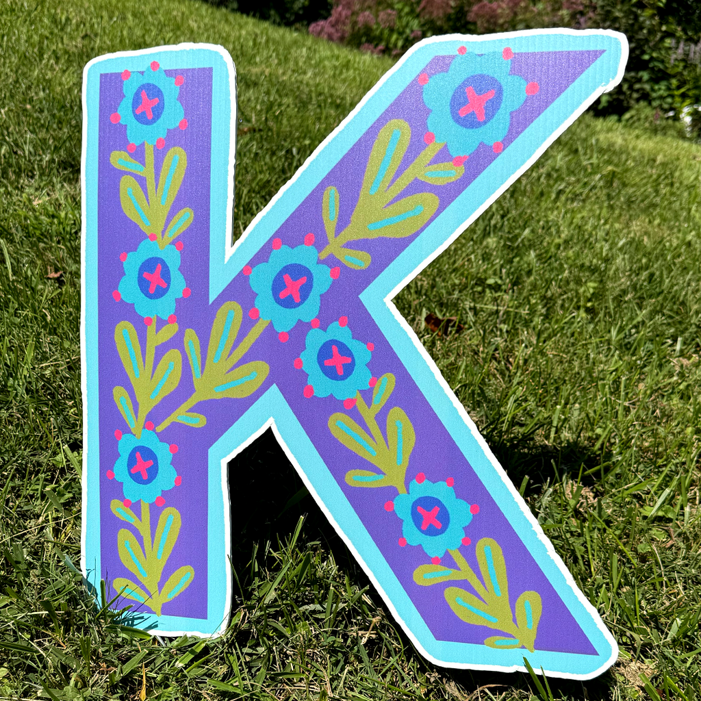 Personalized Alphabet - Floral