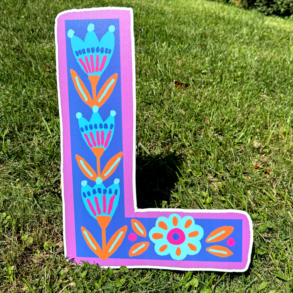Personalized Alphabet - Floral
