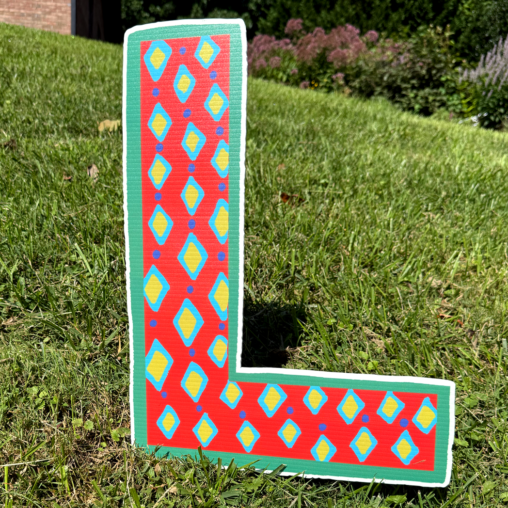 Personalized Alphabet - Stripes & Polka Dots