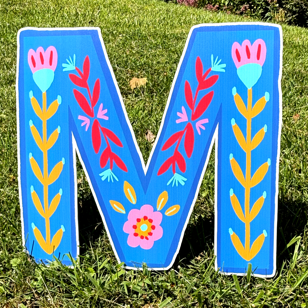 Personalized Alphabet - Floral