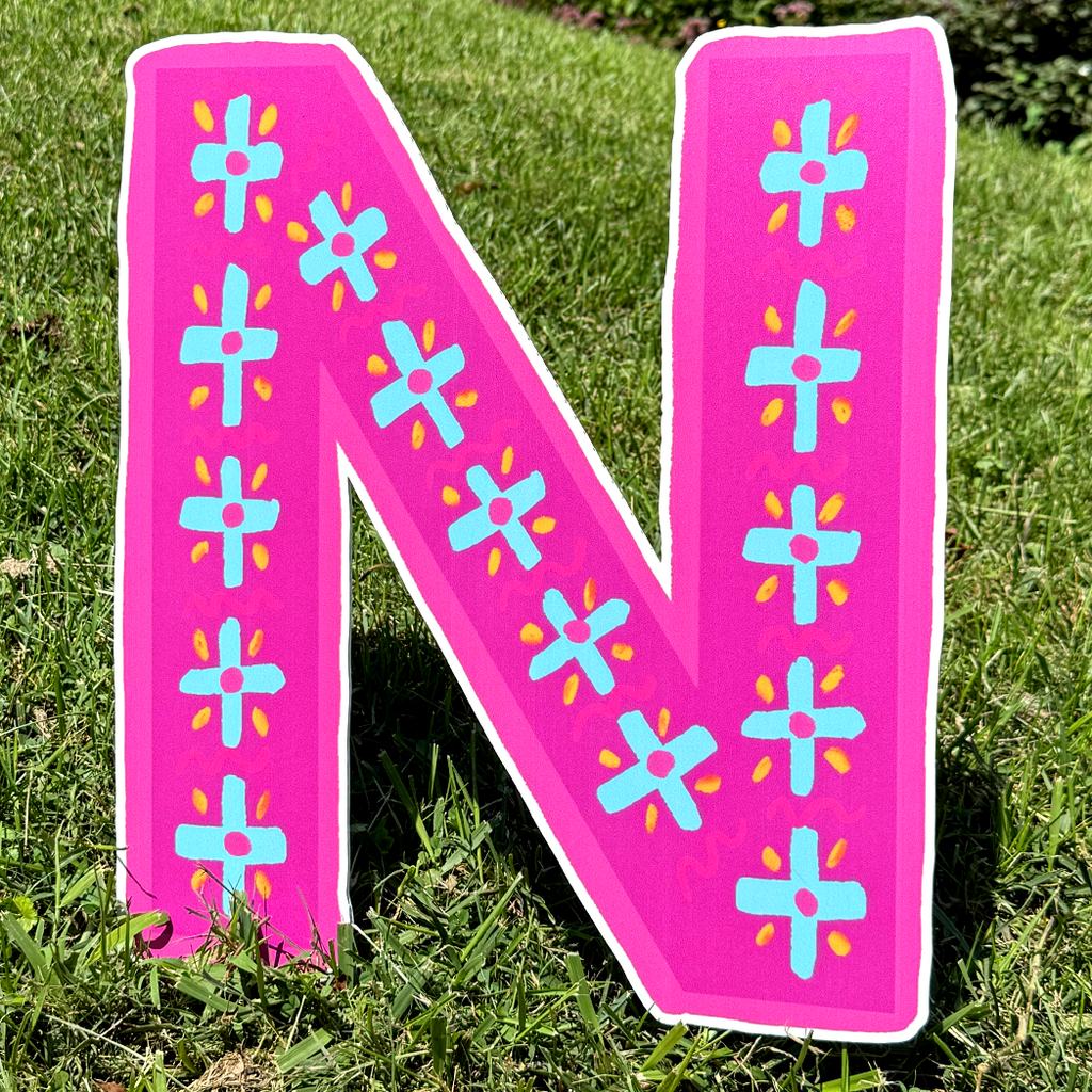 Personalized Alphabet - Floral