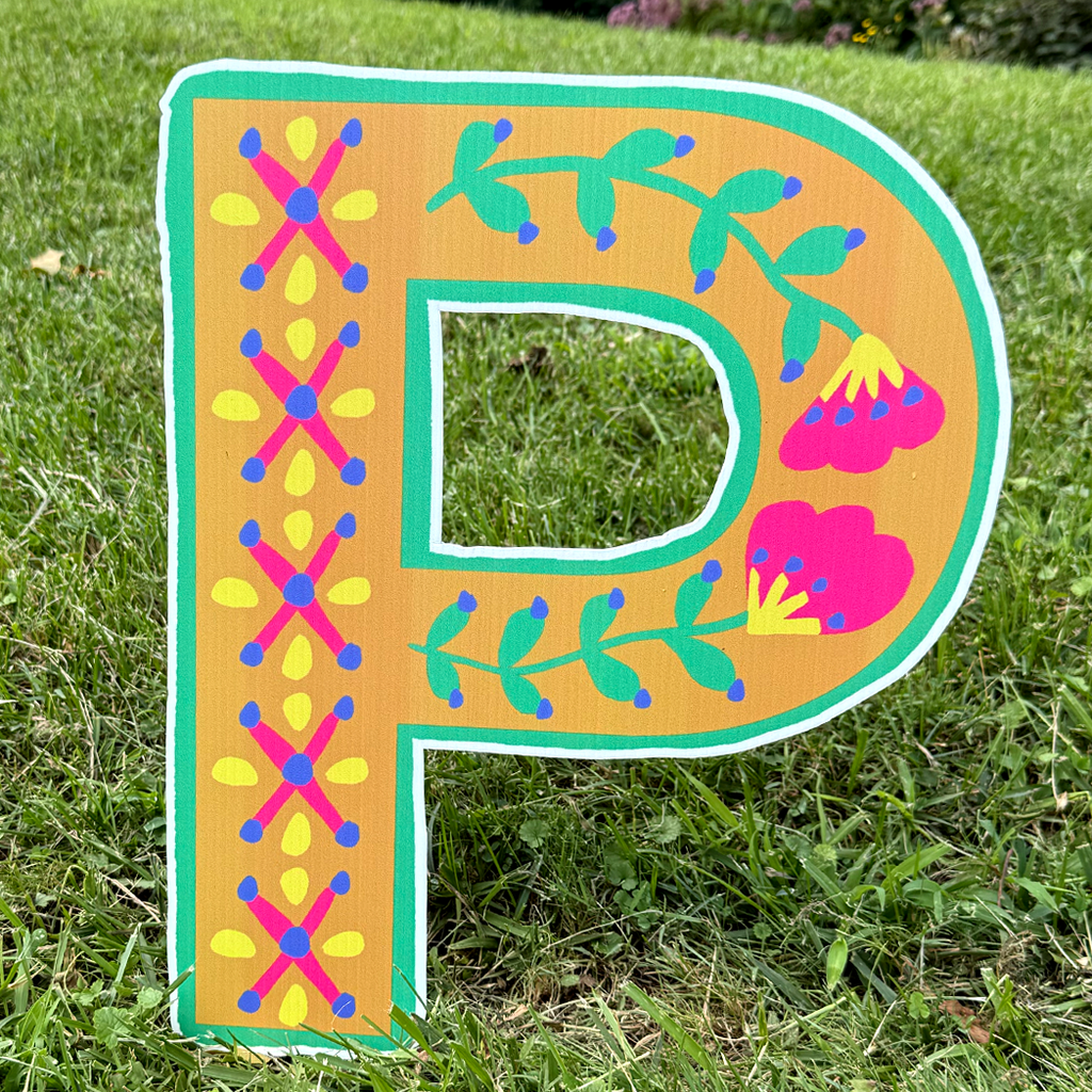 Personalized Alphabet - Floral
