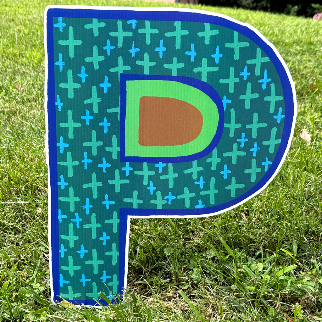 Personalized Alphabet - Stripes & Polka Dots