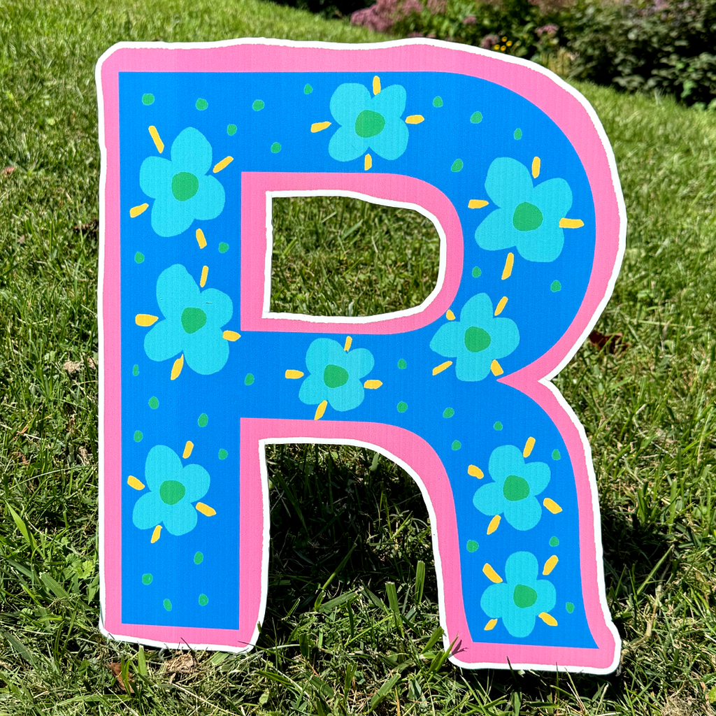 Personalized Alphabet - Floral