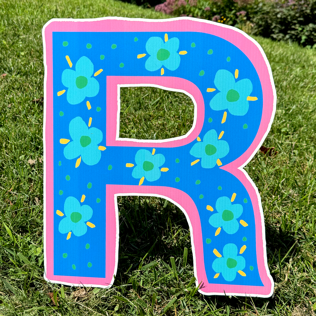 Personalized Alphabet - Floral