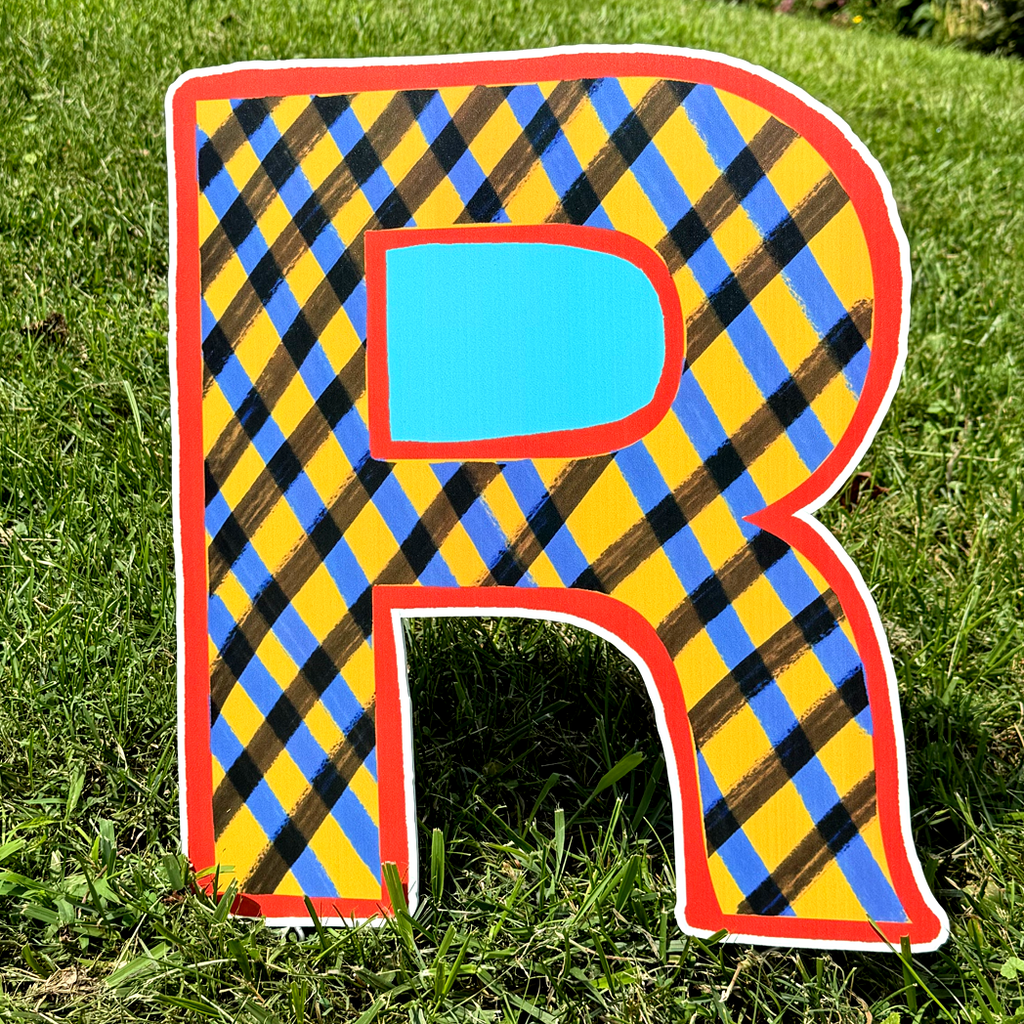 Personalized Alphabet - Stripes & Polka Dots