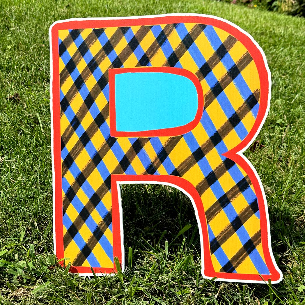 Personalized Alphabet - Stripes & Polka Dots