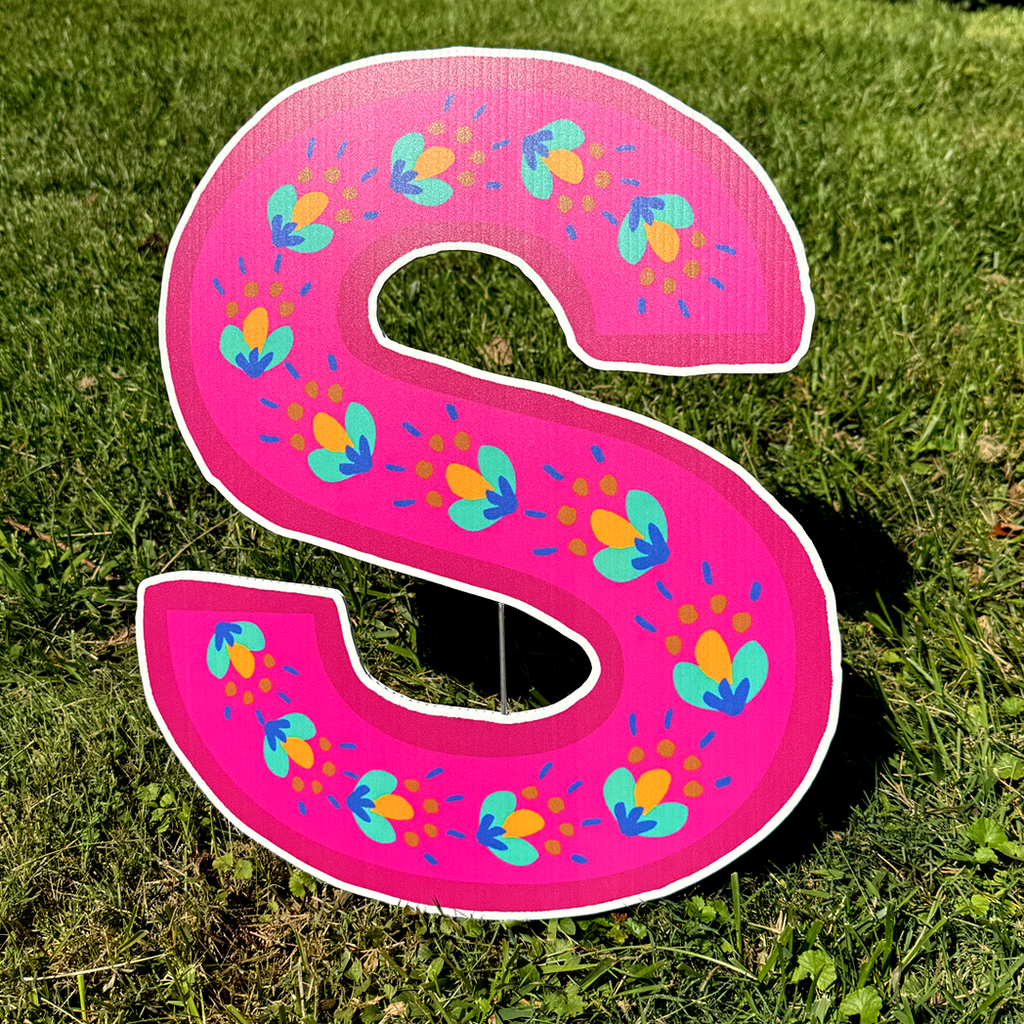 Personalized Alphabet - Floral