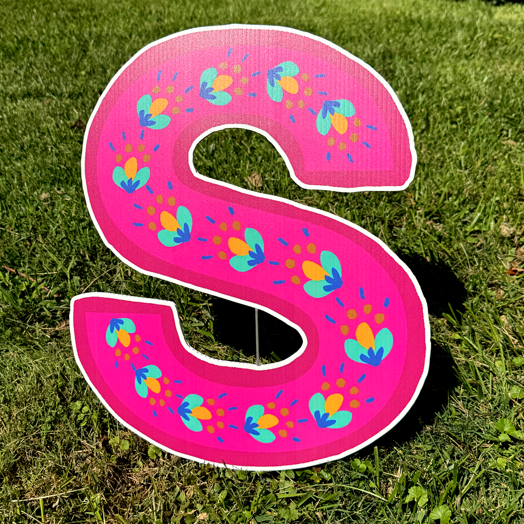 Personalized Alphabet - Floral