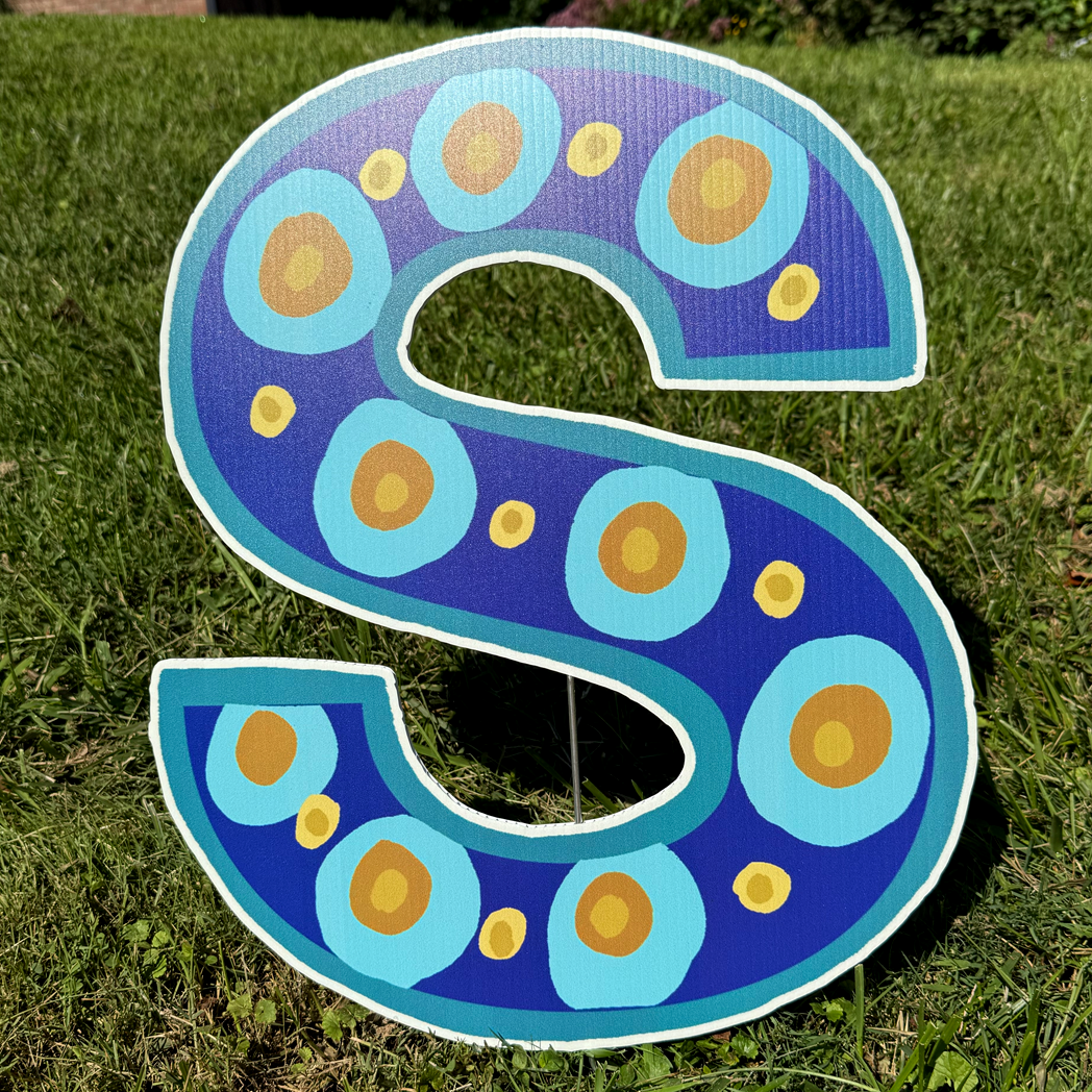 Personalized Alphabet - Stripes & Polka Dots