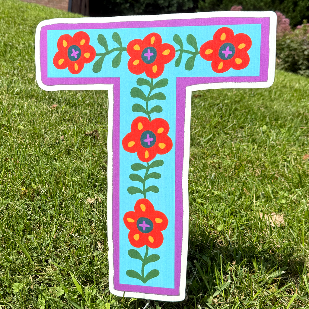 Personalized Alphabet - Floral