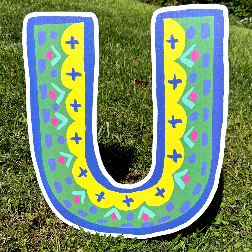 Personalized Alphabet - Floral