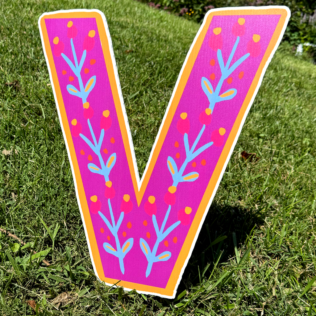 Personalized Alphabet - Floral