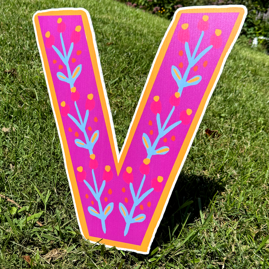 Personalized Alphabet - Floral