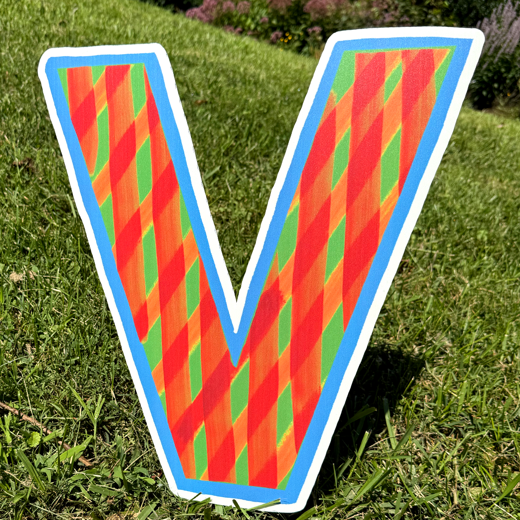 Personalized Alphabet - Stripes & Polka Dots