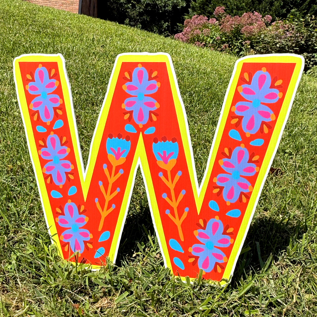 Personalized Alphabet - Floral