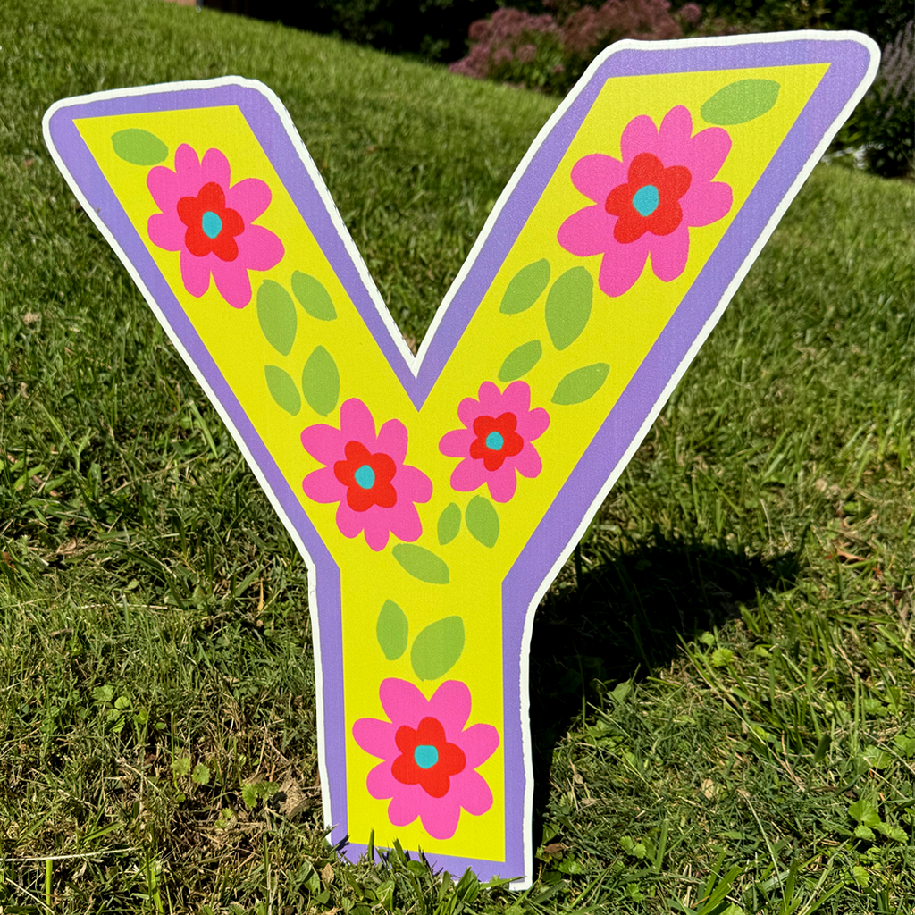 Personalized Alphabet - Floral