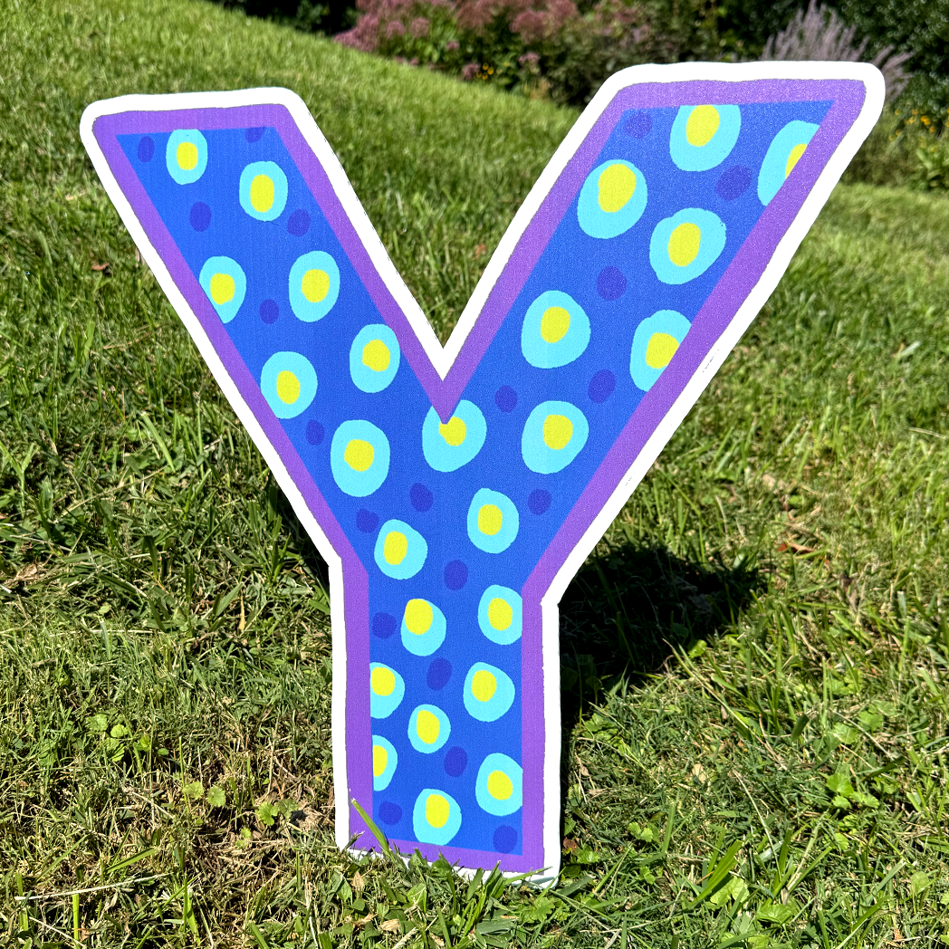 Personalized Alphabet - Stripes & Polka Dots