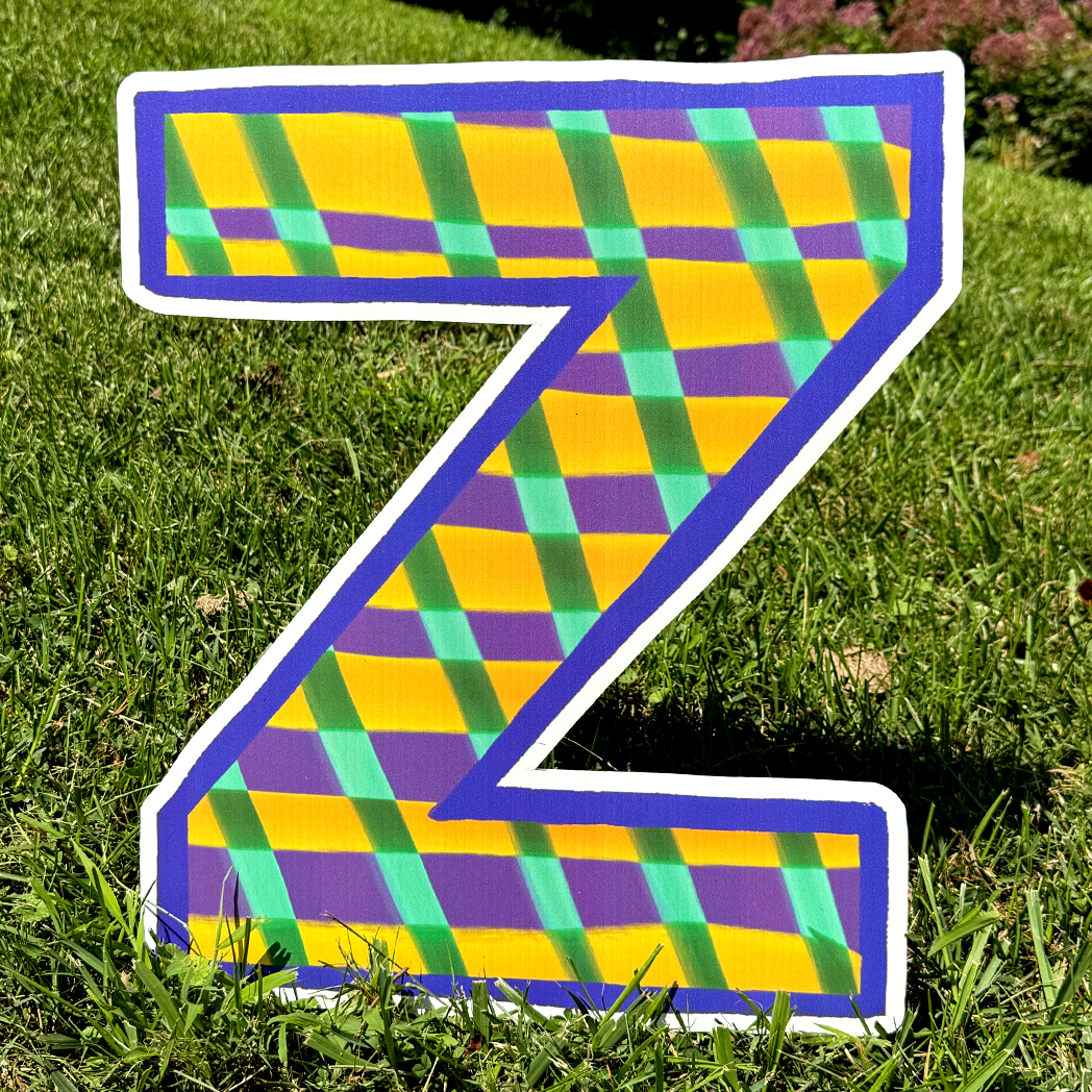 Personalized Alphabet - Stripes & Polka Dots